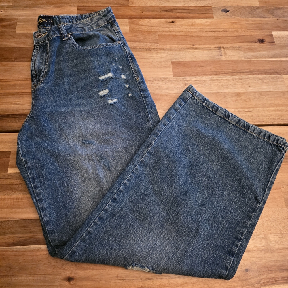 Indigo Rein Blue Straight Leg Jeans